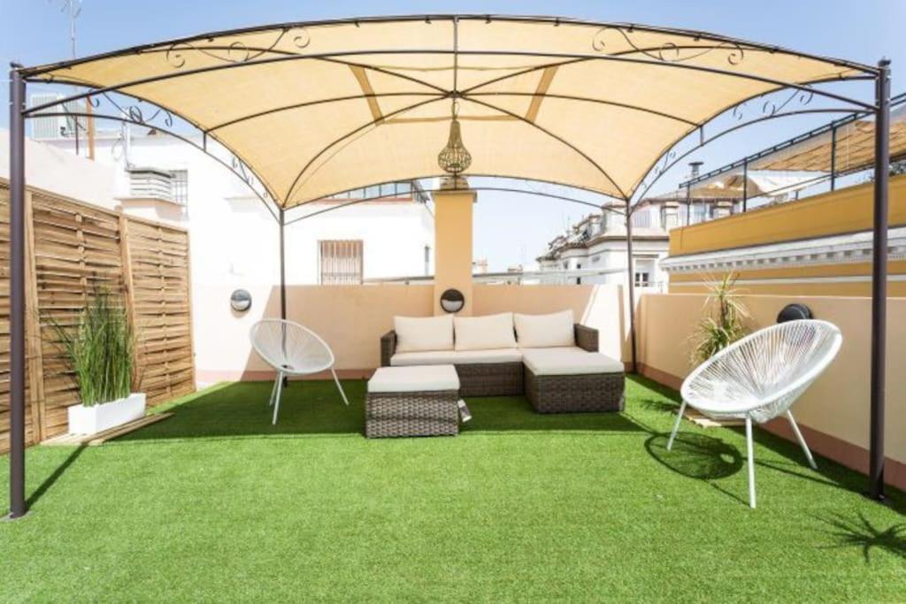 ESSE Ático. Precioso ático con terraza en pleno centro Apartamento Sevilha Exterior foto